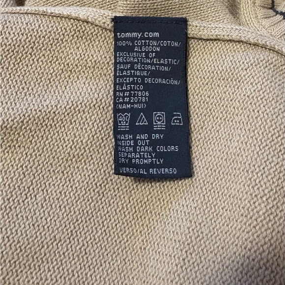 Tommy Hilfiger Men’s Cotton Sweater Vest - Size M - Picture 4 of 4